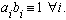 a[i]×b[i] == 1 kaikilla i