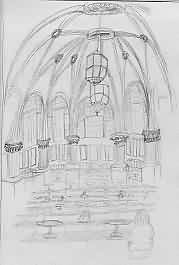 [Drawing of the school library]